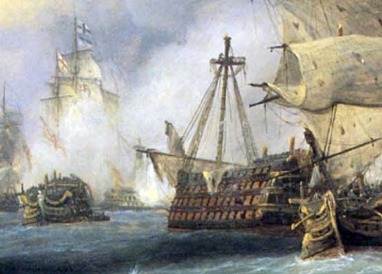El navio trinidad desarbolado