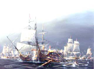 momento de la definitiva captura del Sant&iacute;sima Trinidad