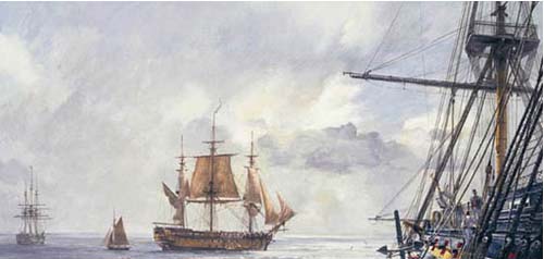 Escuadra fondeada