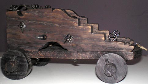 Maqueta a escala. Cure&ntilde;a para ca&ntilde;&oacute;n de a 24 lb.