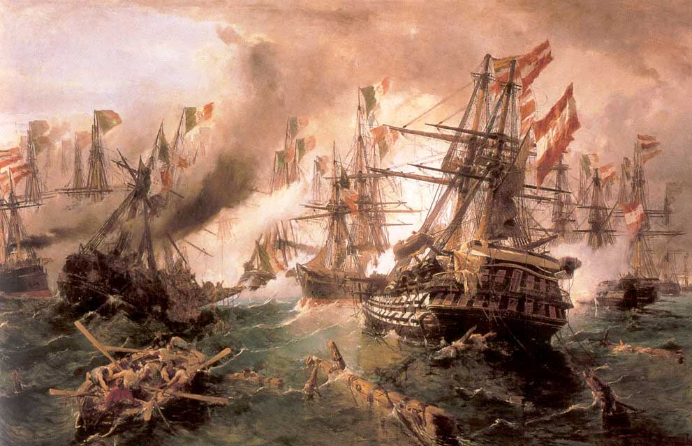 Resultado de imagen de La segunda batalla naval de Lissa (1866)