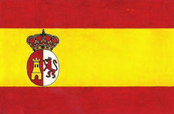 bandera española de guerra