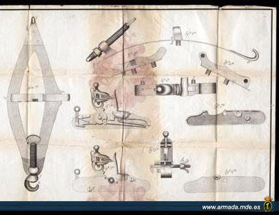 llave de ca&ntilde;&oacute;n de 1804
