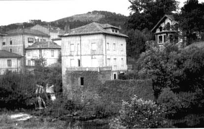 El rio Tuerto vertiendo sus aguas al Miera