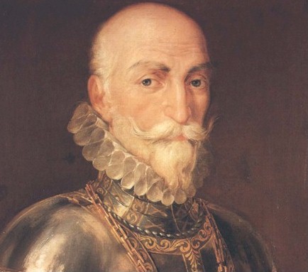 "Retrato de Álvaro de Bazán, I marqués de Santa Cruz", realizado por Rafael Tegeo. Pintura del Museo Naval de Madrid.