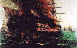 Pintura de A. Loprestis con últimos toques de K. C. Volanakis. 