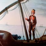 La tropa embarcada en los buques de guerra de principios del XIX Artillero de marina embarcado