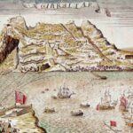 Asedio de Gibraltar en el que participó la fragata Nuestra Señora del Rosario.