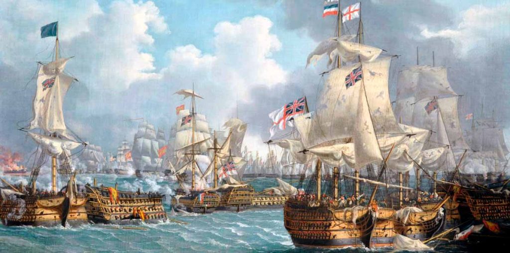 Batalla de Trafalgar, 21 de octubre de 1805.