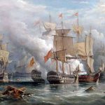 El Consejo de Guerra tras la batalla de San Vicente Batalla del Cabo de San Vicente que ocasionó un consejo de guerra a los mandos españoles tras la batalla