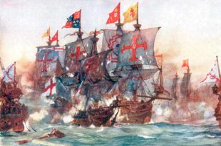 Batalla naval de Isla Flores, Azores. 9-10 de septiembre de 1591