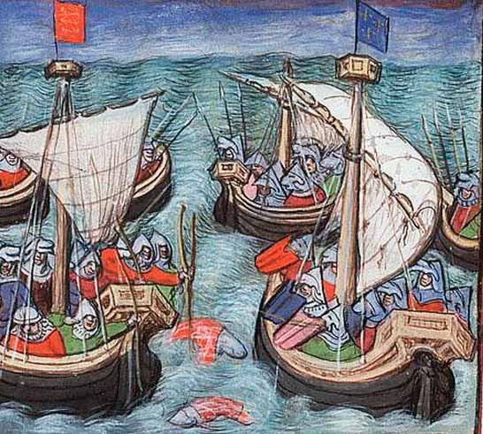 Batalla naval medieval