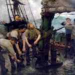 El navío San Leandro salvado por un ingeniero Todas las manos a las bombas