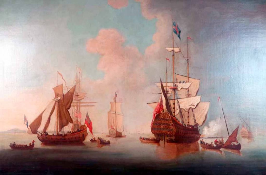 Buques británicos de mediados del siglo XVIII