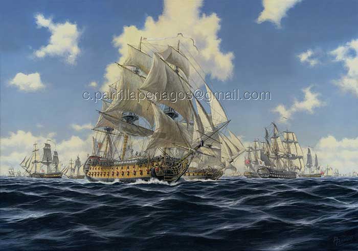 Captura de mercantes de 1780 por parte de la escuadra española