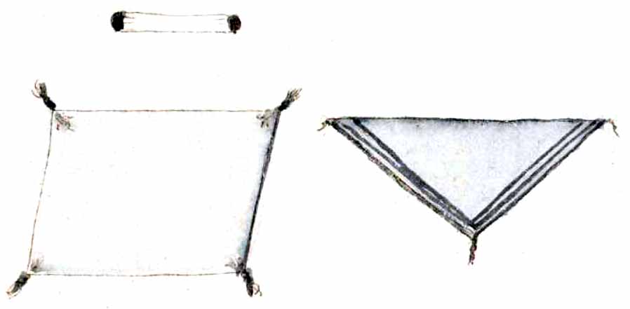 Distintos tipos de pañuelos de la marinería