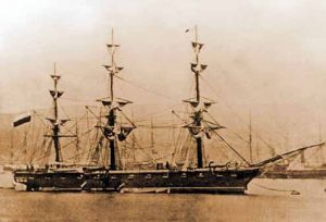 Corbeta Esmeralda en 1879