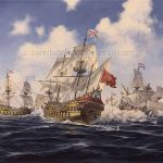 Enemigo Bátavo. Combate de galeones españoles contra holandeses