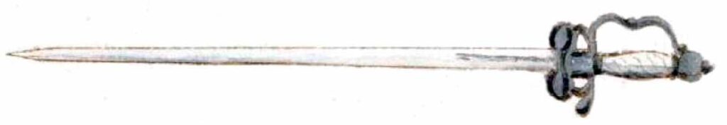 Espada de mediados del siglo XVIII. 