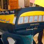 Modelo de la fragata Mercedes