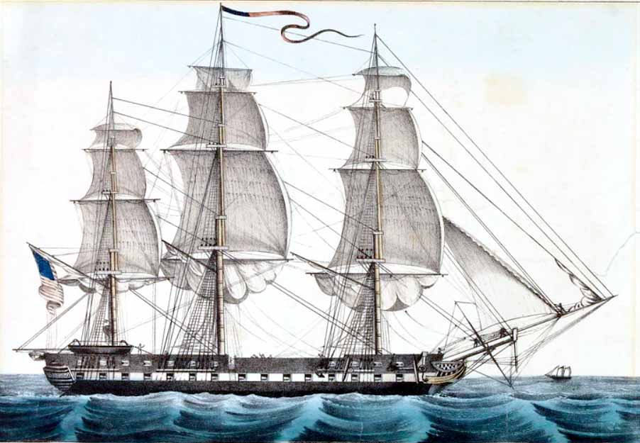 Las fragatas pesadas de Estados Unidos del siglo XIX