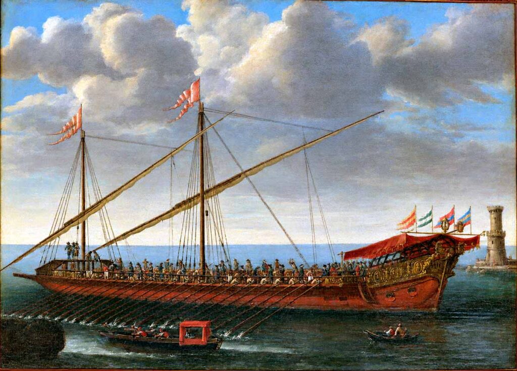 Galera atribuida a Manuel de Castro.