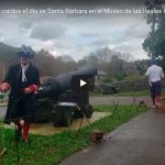 Homenaje a los caídos desde el museo de artillería de La Cavada