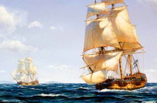 El East Indiaman sueco Götheborg navegando