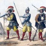 Infantería española hacia 1630