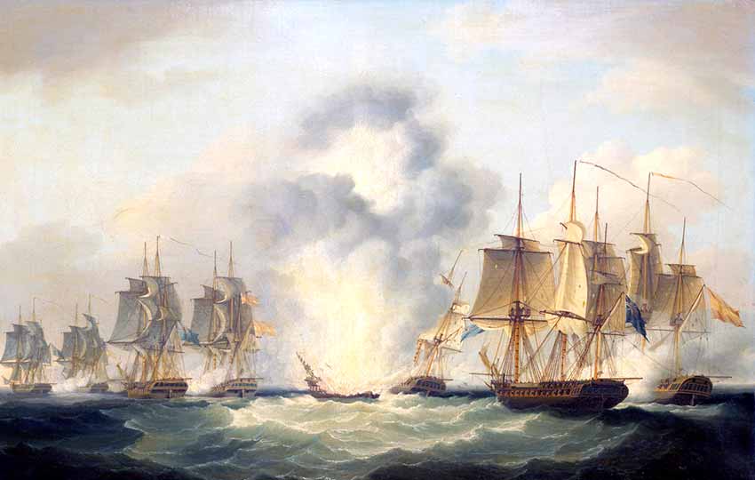 La batalla del Cabo de Santa María, 1804