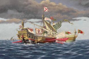 La Loba y la presa. Pintura de Carlos Parrilla.