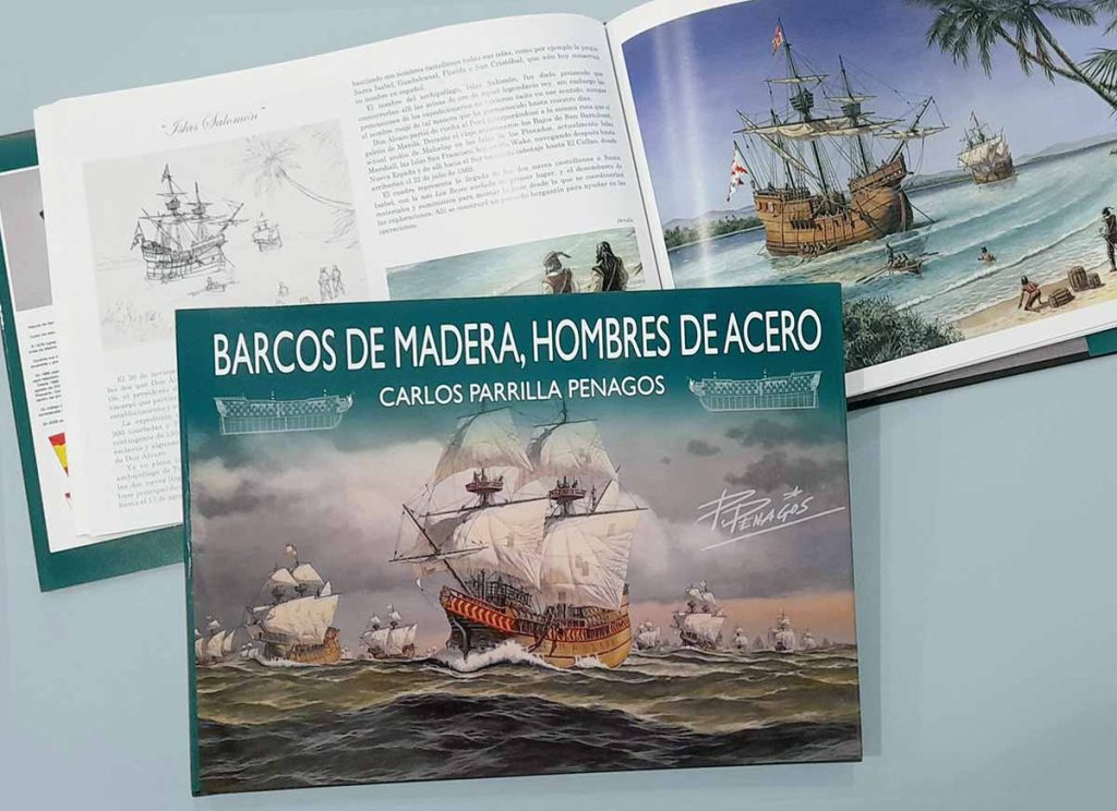 "Barcos de madera, hombres de acero", nuevo libro de Carlos Parrilla