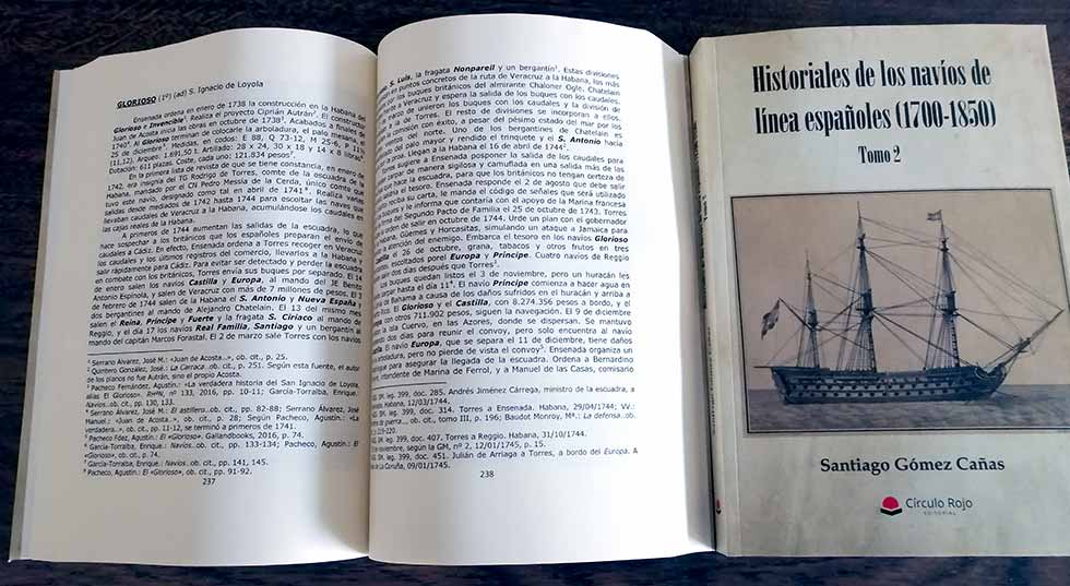 Novedad editorial: "Historiales de los navíos de línea españoles, 1700-1850"