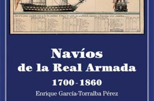 Portada del libro Los Navíos de la Real Armada, 1700-1860. De Enrique García-Torralba Pérez