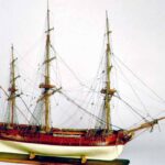 Fragata Nuestra Señora del Pilar (1782) Modelo de la fragata Nuestra Señora del Pilar, del Museo Naval de Madrid. Por los colores, ausencia de forro y detalles en su arboladura, este modelo representa a la fragata en sus inicios.