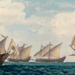 Recreación del grabado anterior. Ilustración de Todo a babor.