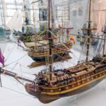 Navío Septentrión. Modelo del Museo Naval de Cartagena.