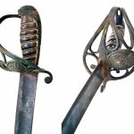Espadas y sables de oficiales de artillería e infantería de marina 1827-1880
