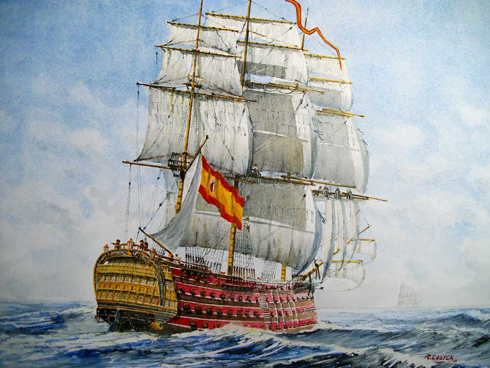 Pinturas Del Nav o Sant sima Trinidad Todo A Babor