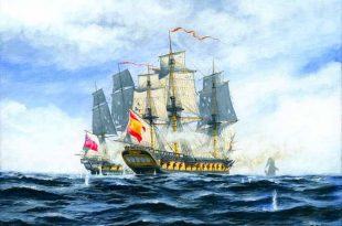 combate de la fragata Santa Sabina contra la HMS Minerve.