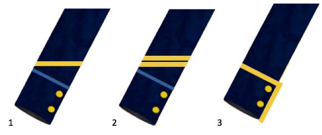insignias de suboficiales de la marina francesa